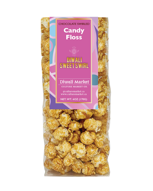 Diwali Themed Chocolate Drizzled / Roasted Nut  Caramel Popcorn