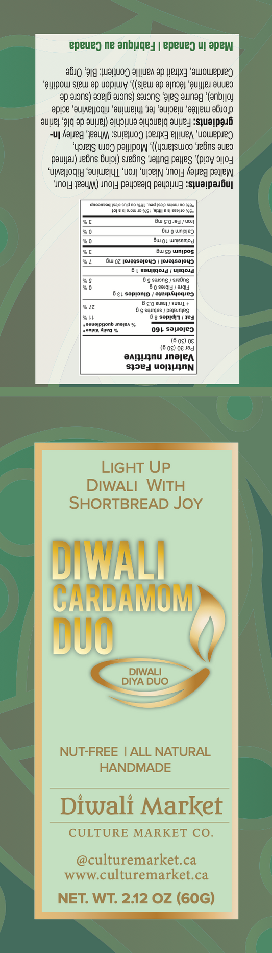 Shortbread Duo - Cardamom Diyas